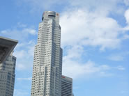 丹下健三の「OUBセンター」は280.1ｍでシンガポール最高の建築だ。